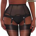 Vintage Summer New Women Sheer Garter Belt Over The Knee Thigh High Stockings Lace Suspender Garters Fashion Plus Size.