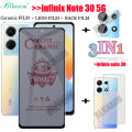 BLKNAIM 3in1 Full Cover Anti-Spy Screen Protector For infinix Note 30 Privacy Glass For infinix Note 30 5G Tempered Glass Lens. 