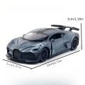 Alloy Car Model, Sports Car Racing Metal Children's Pull Back Toy Car, Openable Door Super Running Model. 
