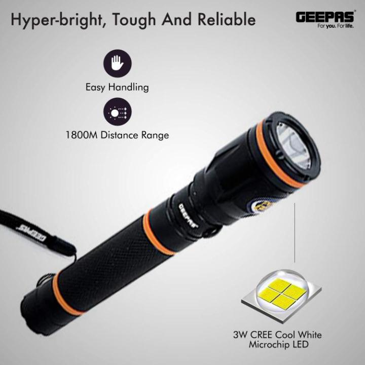 Geepas%20Waterproof%20LED%20Flash%20light%20GFL4659N(2%20Year%20Warrenty)%20with%20Free%20Delivery%20-%20Image%203
