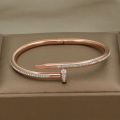 Classic Stainless Steel Unique Charm Bracelet for Women Roman Crystal Bracelets Rust-proof Wrist Jewelry Gift Party. 