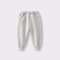 Baby Girls Sweatpants Autumn Winter 2-6 Year Plush Solid Cotton Versatile Exterior Children Girls Jogger Pants Kid Girl Trousers. 