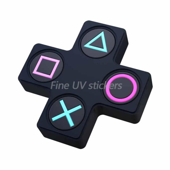 Game LOGO Die Cut Stickers Stand-alone Gamepad Decals Game Machine Stickers Game Station PVC Vinyl Decals