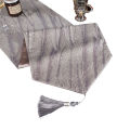 Light Luxury Modern Simple Table Runner High-End Nordic Yarn-Dyed Jacquard Table Cloth Hotel Hotel Bed Runner. 