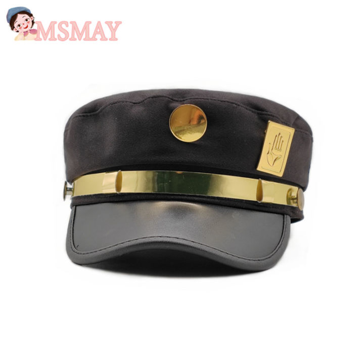 MsMay%20Kujo%20Jotaro%20Cosplay%20Hat%20Peak%20Cap%20Anime%20Jojo%20no%20Kimy%C5%8D%20na%20B%C5%8Dken%20Men%20Women%20Baseball%20Cap%20Anime%20Cosplay%20Accessories%20-%20Image%205