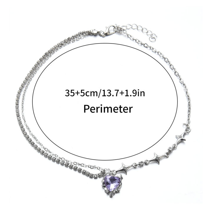 Purple%20Black%20Love%20Shape%20Pendant%20Necklace%20Heart%20Star%20Crystal%20Splice%20Chain%20For%20Women%20Girl%20Jewelry%20Accessories%20Gift%201Pcs%20-%20Image%208