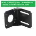 NEMA 17 Mounting Steel L Bracket 42 42mm Stepper Motor Mounts Holder Stand For CNC LASER Engraving Machine 3D Printer. 
