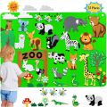 Kids DIY Felt Board Toys Montessori Story Board Ocean Farm Insect Animal Cartoon Pattern Wall Decoration Baby Early Learning Toy.