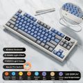 Langtu LT84 Mechanical Keyboard 84 Keys Full Non-impact RGB Backlit Wireless Wired Gaming Keyboards Hot Swap Keyboard For Gamers. 