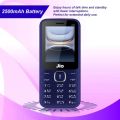 Jio J12 Feature Phone 2500mAh Battery Display- 2.4'' Big Torch Light Type-C Charging.