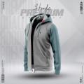 Fabrilife Mens Multi-Shades Hoodie - Monument. 