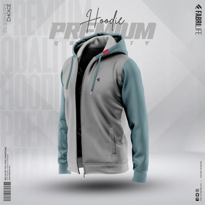 Fabrilife Mens Multi-Shades Hoodie - Monument