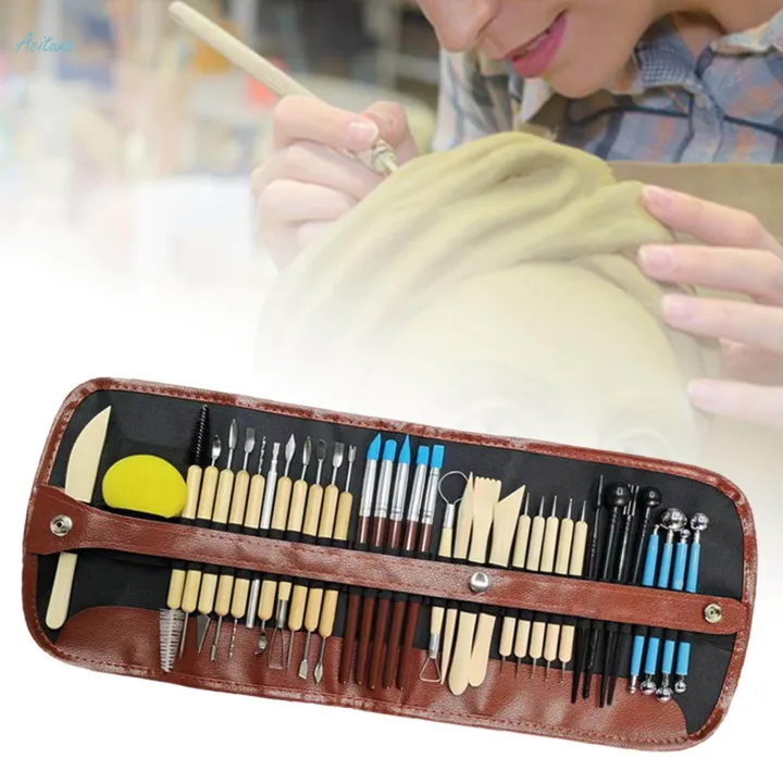 36Pcs%20Polymer%20Clay%20Tools%20Embossing%20Shaping%20DIY%20Ceramics%20Clay%20Sculpting%20Tools%20-%20Image%202
