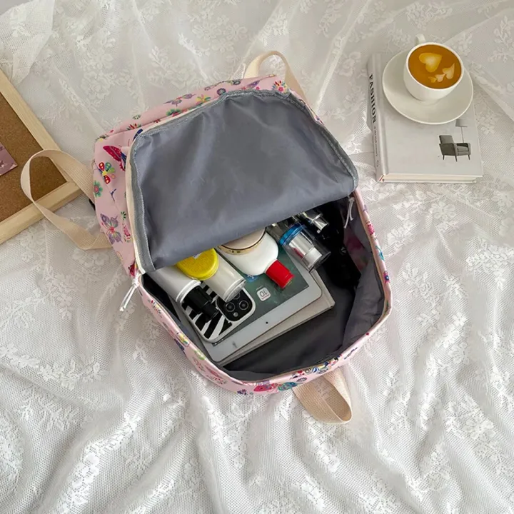 Teenager%20Sports%20Knapsack%20Nylon%20Large%20Capacity%20Cute%20Student%20School%20Bag%20Butterflies%20Floral%20Print%20New%20Fashion%20Girls%20Backpack%20-%20Image%204