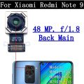 Rear Camera Flex Cable For Xiaomi Redmi Note 9 Note9 Front Selfie Small Facing Main Back Camera Glass Lens Spare Parts. 