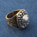 【Shop the Latest Trends】 Game Dark Souls Rings for Men Vintage Havel's Demon's Scar Chloranthy Serpent Leo Darkmoon Ring Halloween Jewelry Gift. 
