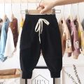 New Baby Boy's Cotton Cargo Pants Toddler Boys Casual Sport Long Pants Infant Garcon Kids Children Trousers For 2-6 Years Wear. 