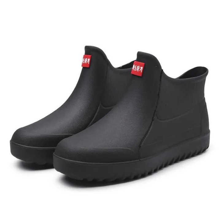 Mid-Calf%20Rain%20Shoes%20Fashion%20Velvet%20Padded%20Rubber%20Shoes%20Men's%20Thickened%20Rubber%20Boots%20Waterproof%20Rain%20Boots%20Rain%20Boots%20Kitchen%20Winter%20Short%20Non-Slip%20Warm%20-%20Image%208