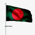 Bangladesh National Flag 3 Feet By 2 Feet - Sticky Notes. 