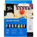 Mont Marte Acrylic Color Paint 18 colour box 12ml Tube for artist. 