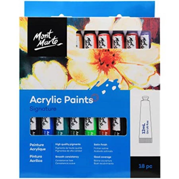 Mont%20Marte%20Acrylic%20Color%20Paint%2018%20colour%20box%2012ml%20Tube%20for%20artist%20-%20Image%202