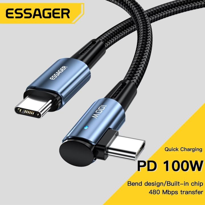 Essager%20100W%20USB%20Type%20C%20To%20USB%20C%20Cable%2090%20Degree%20Angle%20For%20iPad%20MacBook%20Pro%20Xiaomi%20Samsung%20Huawei%20Fast%20Charging%20Type-C%20Date%20Wire%20-%20Image%203