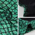 Fish Skin PU Leather Men Briefs Bikini U Convex Swim Brief Fashion Beachwear for Male.