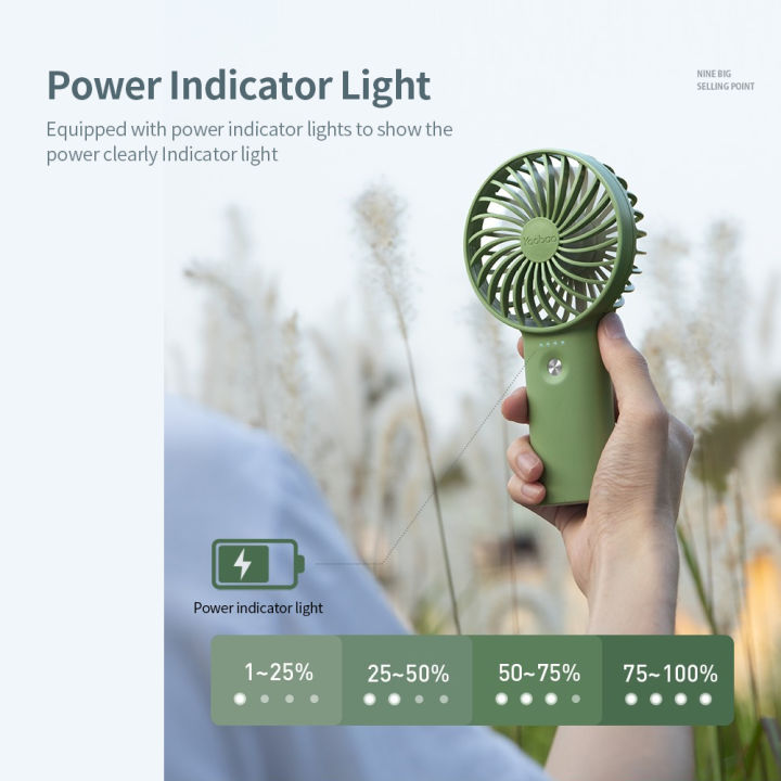 Yoobao%20Y-F3%20USB%20Fan%20Rechargeable%20Handheld%20Mini%20Fan%20Desktop%203-level%20Small%20Fans%20Electrical%20Fan%20Blue%203000mAh%20-%20Image%206