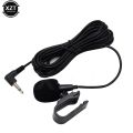 Car Audio Microphone 3.5mm Clip Jack Plug Mic Stereo Mini Wired External Microphone For Auto DVD 3m Long Professionals.