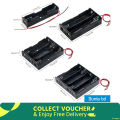 18650 3.7V Battery Holder Storage Box Container Power Bank Case Cases 1X 2X 3X 4X 1 2 3 4 Slot DIY Batteries Clip With Wire Lead Pin.
