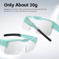 WEST BIKING Cycling Sunglasses Flip Up Photochromic/Polarized Lens Sunshades Glasses MTB Road Bike Fit Over Driving Goggles.
