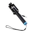 Locust Monopod Portable Selfie Stick - Adjustable and Lightweight - Black.
