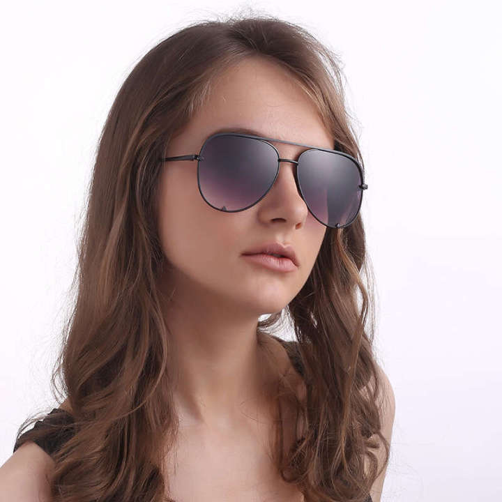 New Fashion Metal Magnificent Women's Sunglasses, Personalized Vanguard Pilot Glasses, 7020