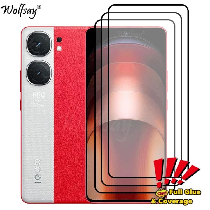 Full Cover Screen Protector For Vivo iQOO Neo 9 Pro Tempered Glass Vivo iQOO Neo 9 Neo 8 Pro Glass For Vivo iQOO Neo 9 Pro Glass