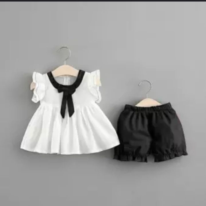 New%20Baby%20Girls%20Fashionable%20Premium%20Quality%20Beautiful%20Party%20Dress%20With%20HAIR%20BAND%20One%20Piece%20Baby%20Dress%20for%201-4%20-%20Image%202