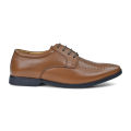 Hush Puppies Aaron Derby Lace-up Formal Shoes for Men - Brown Color. 
