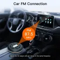 C105 Portable CD Player Bluetooth FM Transmitter Rechargeable CD Player with Touch Button Backlight Display for Home Car Easy to Use. 