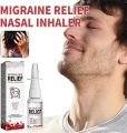 South Moon Migraine Treatment Nasal Inhaler Headache Relief Improve Rhinitis Nose Congestion Discomfort Easy Breath Sinus Spray - 30ml. 