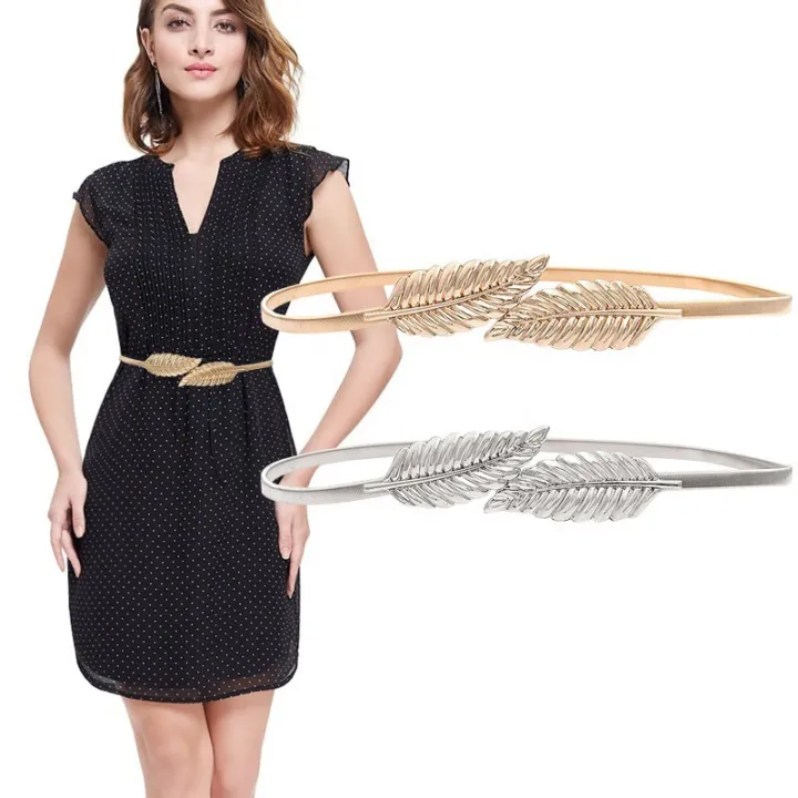 Ladies%20Belt%20Waist%20Band%20Women%20Buckle%20Leather%20Waist%20Strap%20Leaf%20Fashion%20Waistband%20Elastic%20Dress%20Waist%20Chain%20-%20Image%2010
