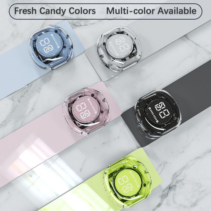 Ultrapods Pro Transparent Display True Wireless Earbuds with Bluetooth V5.3 and Noise Reduction