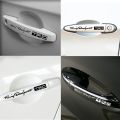 【Mary DAI Store】4pcs/set Car-styling Door Reflective Car Stickers Personality Character Decoration Car styling door handle.