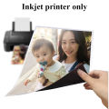 Magnetic Photographic Paper A4 4R Magnetic paste Inkjet Printing Photo Paper Glossy Matte Stickers Diy Fridge Magnet. 