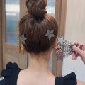 Stretchable Invisible Hair Clips - Girl U Shape Finishing Fixer Comb - Broken Hair Fixed Hairpin - Invisible Hair Holder - Creaseless Hair Clips - Broken Hair Sorting Tool.