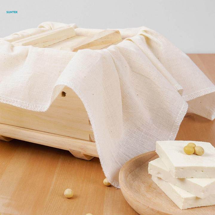 Cheese%20Cloth%20Fabric%20Filter%20Square%20Straining%20Reusable%20for%20Milk%20Home%20Baking%2015x15inch%20-%20Image%203