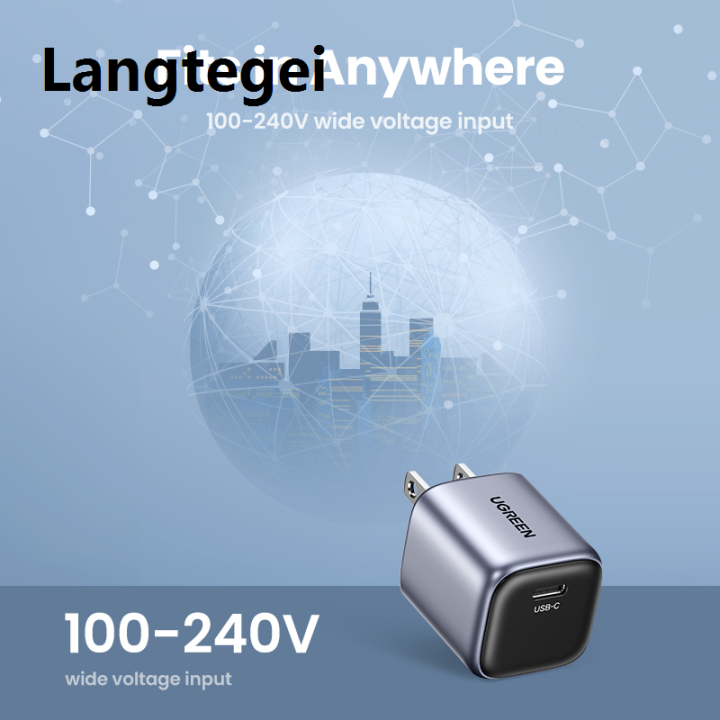 UGREEN%2020W%20GaN%20Fast%20Charger%20Single-C%20Space%20Gray%20US%20Standard%20Wall%20Charger%20for%20Iphone%2017%20Pro%2016%2015,%20Model:%2090902%20-%20Image%208