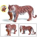 【Sandmdm】 2023 Realistic Wild Zoo Animals African Tiger Cub Model Figurines Action Figures Models Collection Educational Toys for Children Gift.