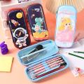 Pencil Case School Pencil Cases Stationery Estuche 3D Space Pen Case Trousse Scolaire Pencil Box. 