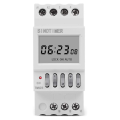 1 PCS Power Time Control Switch Countdown White Silica Gel 16 on 16 Off Rail Installation 220V.