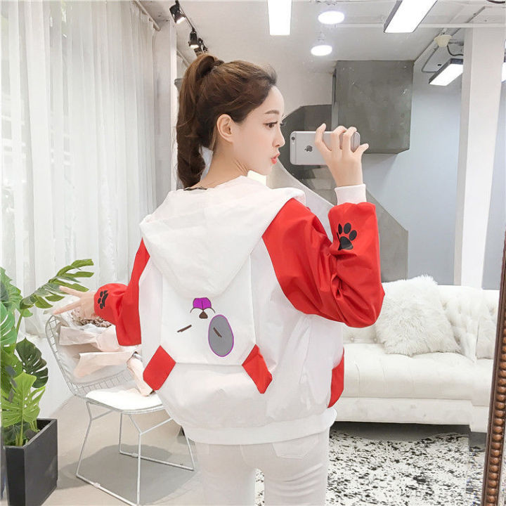 2023Women's%20New%20Spring%20and%20Autumn%20Coat%20Female%20Student%20Korean%20Loose%20Short%20and%20Thin%20Casual%20Baseball%20Uniform%20Jacket%20-%20Image%202