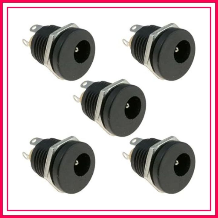 Jack Dc Arduino 5pcs DC Female Power Jack Connector 5.5x2.1mm Adapter for LED and ...